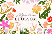Flowers and leaves illustrations, a Decorative Illustration by La Petite Line Art (Thumbnail 1 of 11)