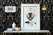 Gothic Halloween seamless patterns, a Pattern Graphic by OlgaSoi007 (Thumbnail 2 of 7)