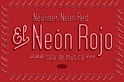 Neuliner Neon Red, a Font by CozyFonts Foundry (Thumbnail 1 of 5)