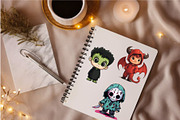 Big bundle of Halloween characters., an Animal Illustration by KENO Mascots (Thumbnail 10 of 12)