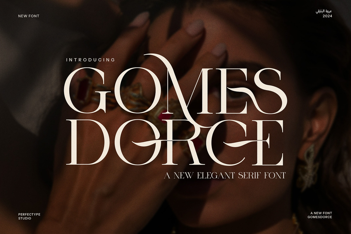 Gomes Dorce Display Serif Font, a Serif Font by Perfectype (Photo 1 of 8)