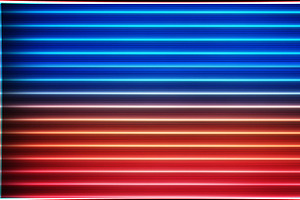Red & blue retro arcade card backdrop