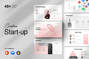 Start-Up Presentation Template, a Presentation Template by GenerousArt (Thumbnail 1 of 8)