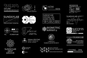 Futuristic Tech HUD Graphic Elements, an Object Graphic by Sundaylab (Thumbnail 3 of 3)