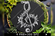 Creepy Alien Eyes Musical Note, a Background Graphic by LaseredNinja (Thumbnail 7 of 7)