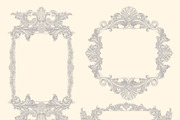Collection vintage engraved frames., a Decorative Illustration by Vector Engraving (Thumbnail 19 of 31)