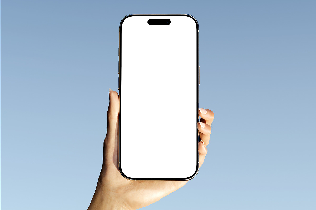 Hands Phone Mockups, an iPhone Mockup by Croma Studio (Photo 4 of 5)