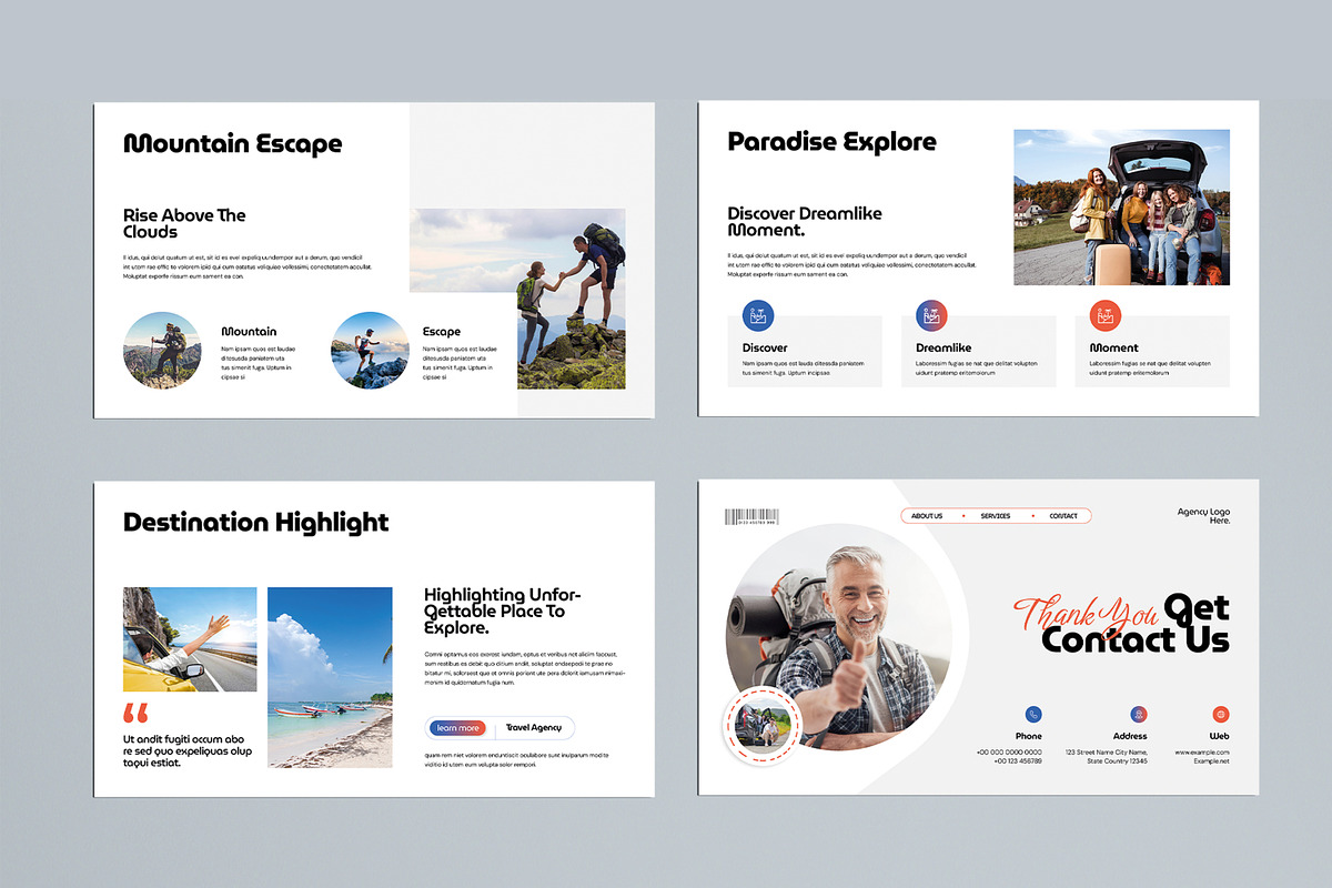 Dream Travelling Presentation, a Presentation Template by MightyDesign (Photo 5 of 8)