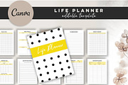 Printable Life Planner Template, a Stationery Template by Design House (Thumbnail 2 of 9)