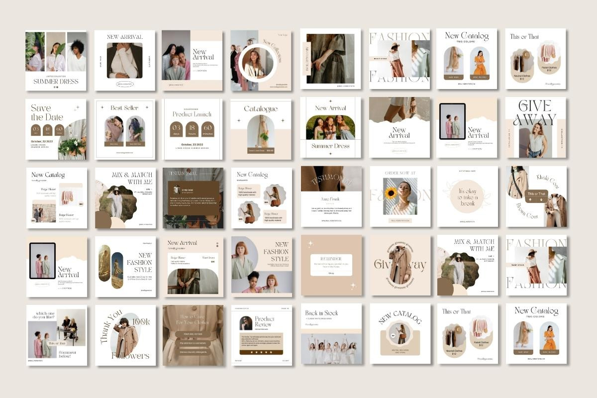 Fashion & Apparel Instagram Template, a Social Media Template by Kawalan Studio (Photo 10 of 12)