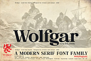 Wolfgar - Serif Font Family, a Serif Font by Artistic & Unique (Thumbnail 2 of 15)