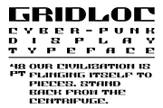 TSS GRIDLOC, a Font by bciii design (Thumbnail 3 of 3)