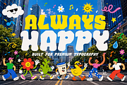 Bold Playful Display Font, a Sans Serif Font by Simetrica Labs (Thumbnail 6 of 19)