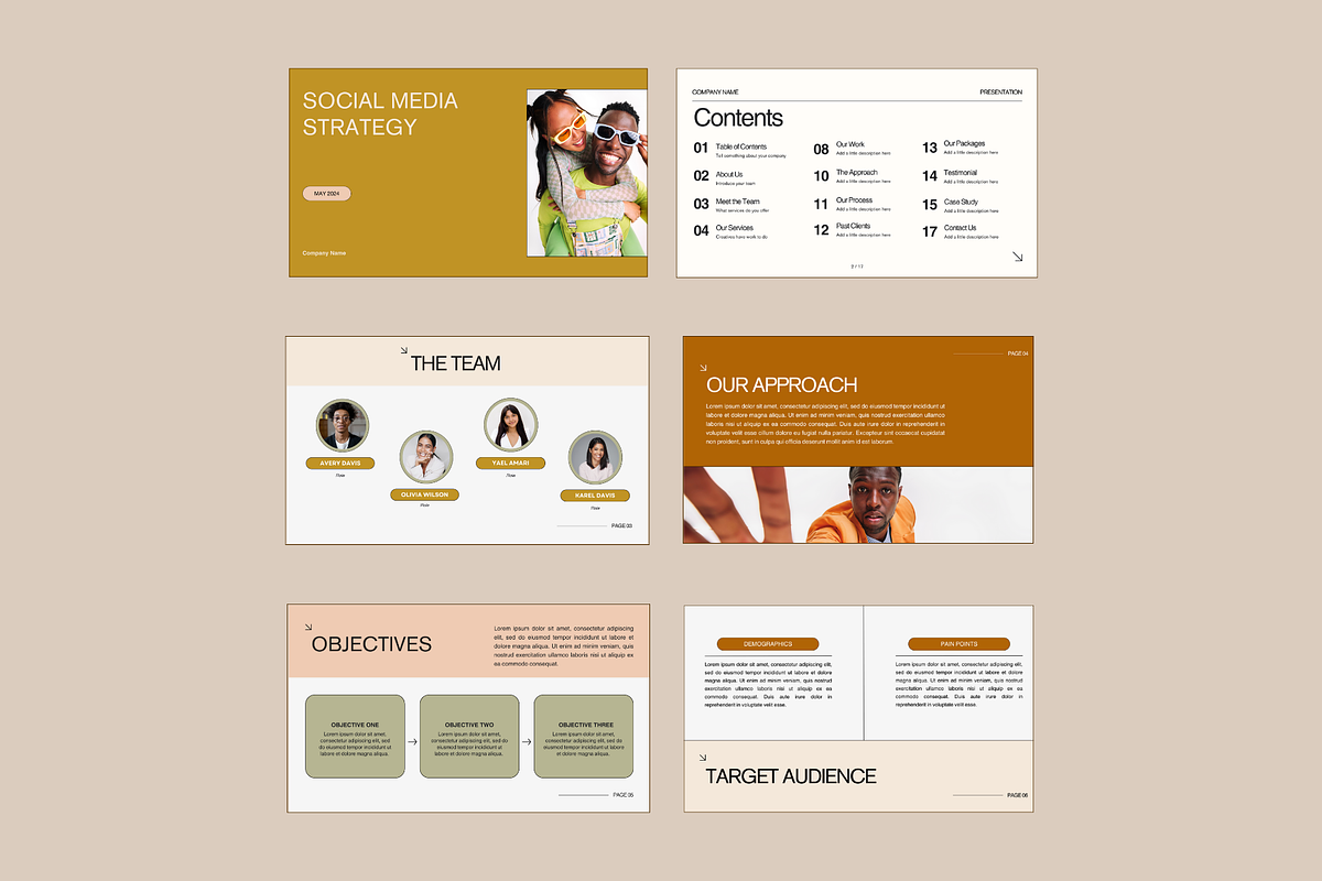 Fes | Social Strategy Presentation, a Presentation Template by Artfullyours (Photo 3 of 7)