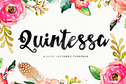 Quintessa Typeface, a Script Font by Areatype (Thumbnail 1 of 4)