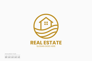 Real Estate Logo, a Branding & Logo Template by Zeer Graphic