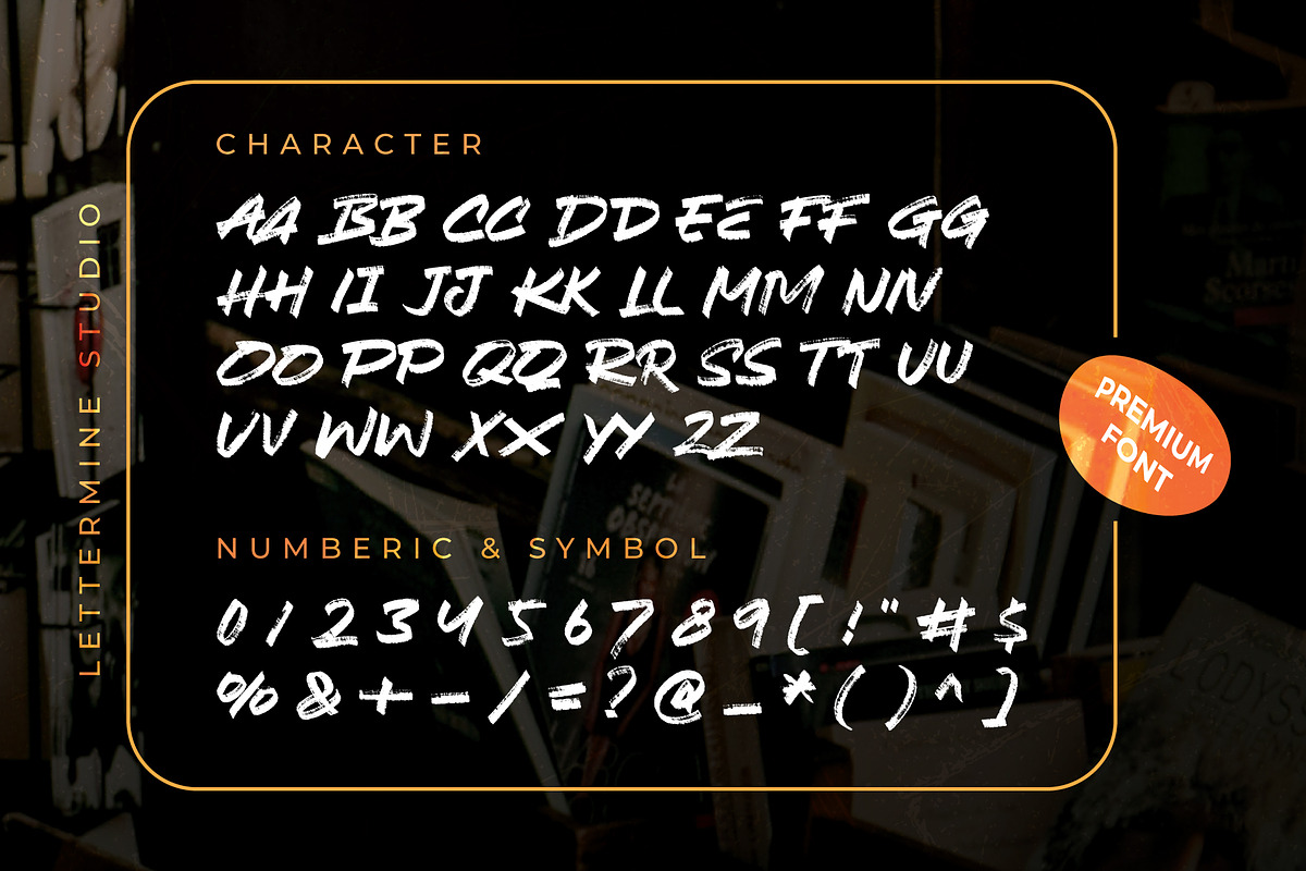 Dekanova - Brush Font, a Handwritten Font by Lettermine (Photo 9 of 10)