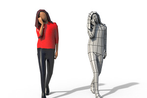 Low Poly Girls Pack