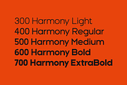 Harmony sans serif typefamily, a Sans Serif Font by Michał Pieczyński (Thumbnail 5 of 5)