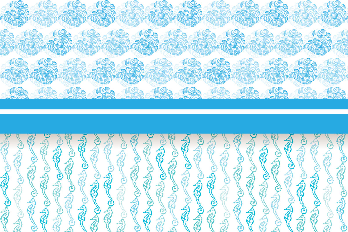 Marine Seamless Patterns preview 2