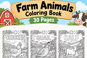 Farm Animal Coloring Book for Kids, an Education Illustration by Mohammad Sarfaraz (Thumbnail 9 of 11)