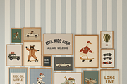 100 Retro Kids Room Prints Bundle –, a Graphic by Malunio (Thumbnail 2 of 5)