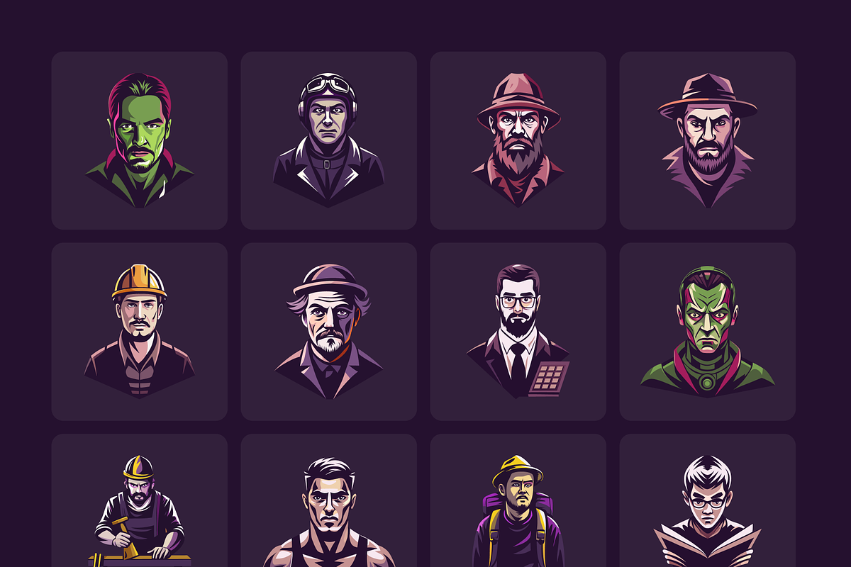 280 Avatar Illustration Designs, a Person Illustration by Brickclay (Photo 13 of 14)