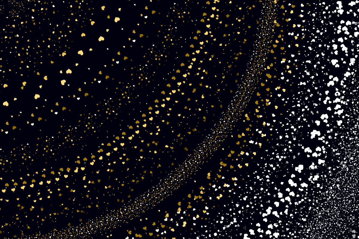 Vector Glitter Confetti Brushes preview 5