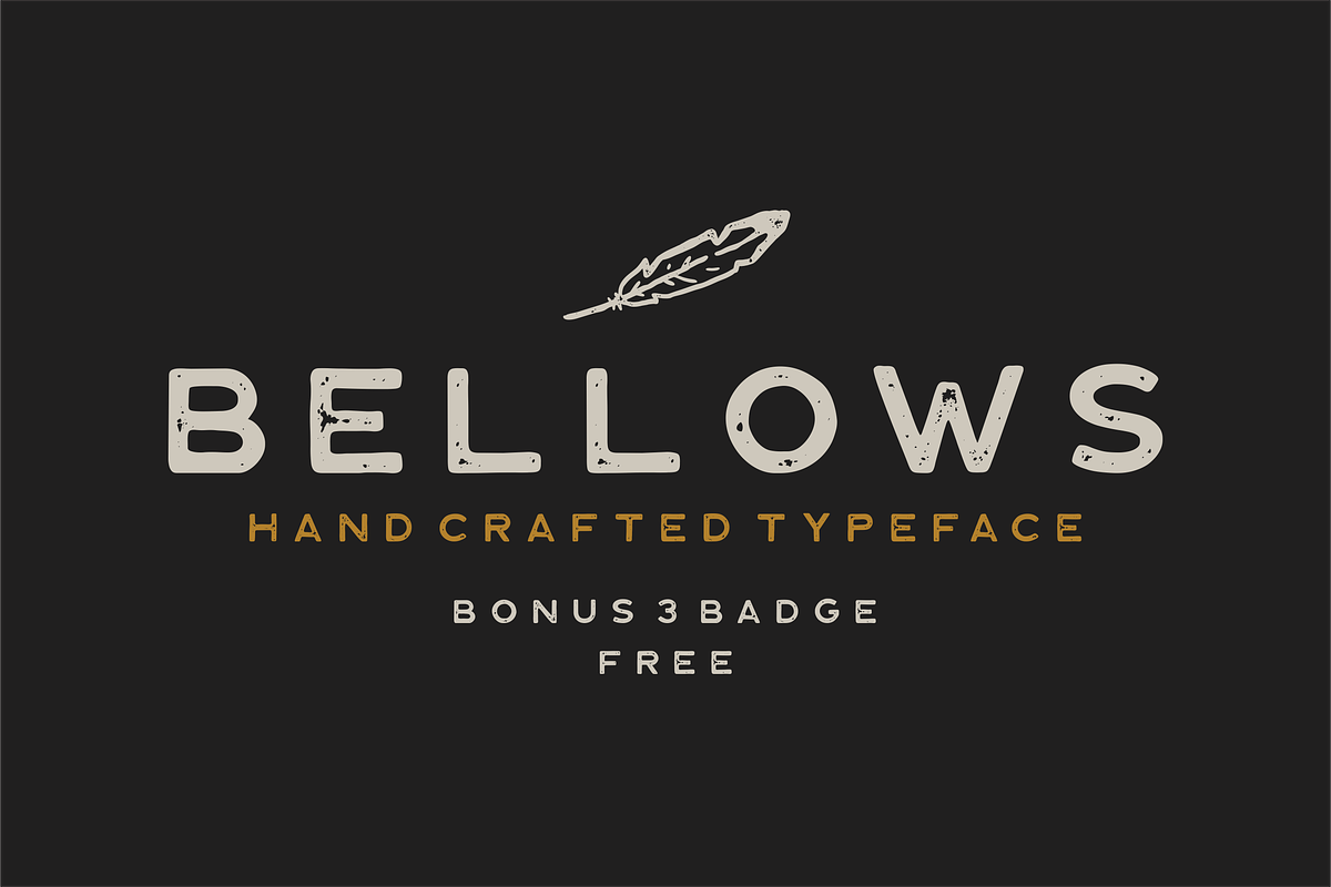 Bellows Typeface preview 7