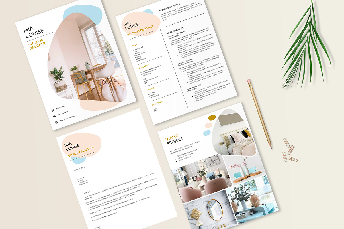 Interior Designer Resume Portfolio, a Resume Template by Stanin Studio (Photo 8 of 10)