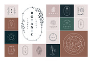 50 Botanical Floral Logos, a Branding & Logo Template by Graphicdome (Thumbnail 1 of 10)