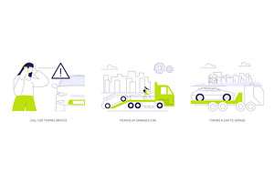 Smart city transportation abstract, a Transportation Illustration by Visual Generation