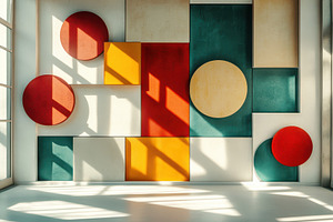 Geometric wall art abstract design m, a Background Photo by Pixeness Studio