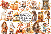 Fall Autumn Sublimation Clipart, an Illustration by OK Design (Thumbnail 1 of 5)