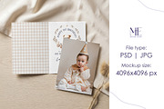 Folded Card Mockup Program Booklet, an Advertising Mockup by Mie Mockup Studio (Thumbnail 7 of 7)