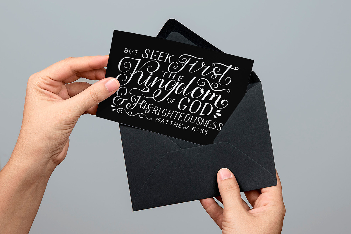 BUNDLE 25 Bible Verses, an Illustration by Ola-la-la (Photo 6 of 6)
