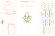 Grand millennial Botanical Pink Gree, a Graphic by LABFcreations (Thumbnail 3 of 4)