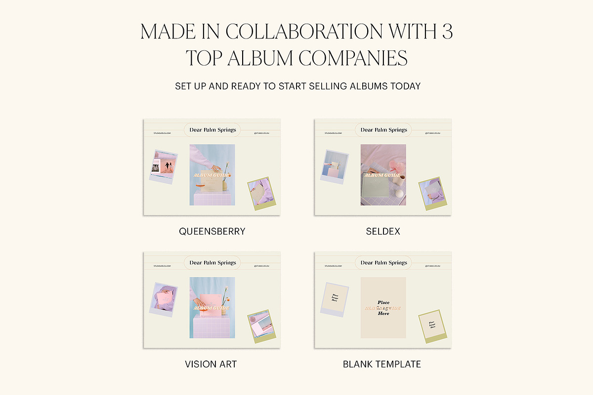 Retro | Album Guide PDF, a Templates & Theme by Studio Leelou (Photo 3 of 10)