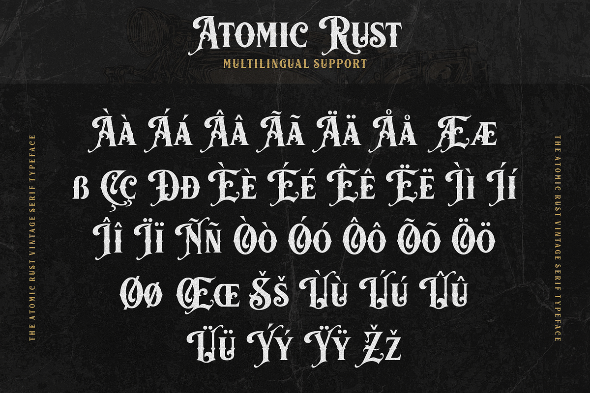 OKA - Atomic Rust, a Serif Font by ilhamtaro (Photo 8 of 10)