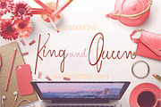King and Queen, a Script Font by Dira Studio (Thumbnail 1 of 6)