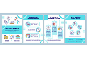 Microplastics Brochure Template