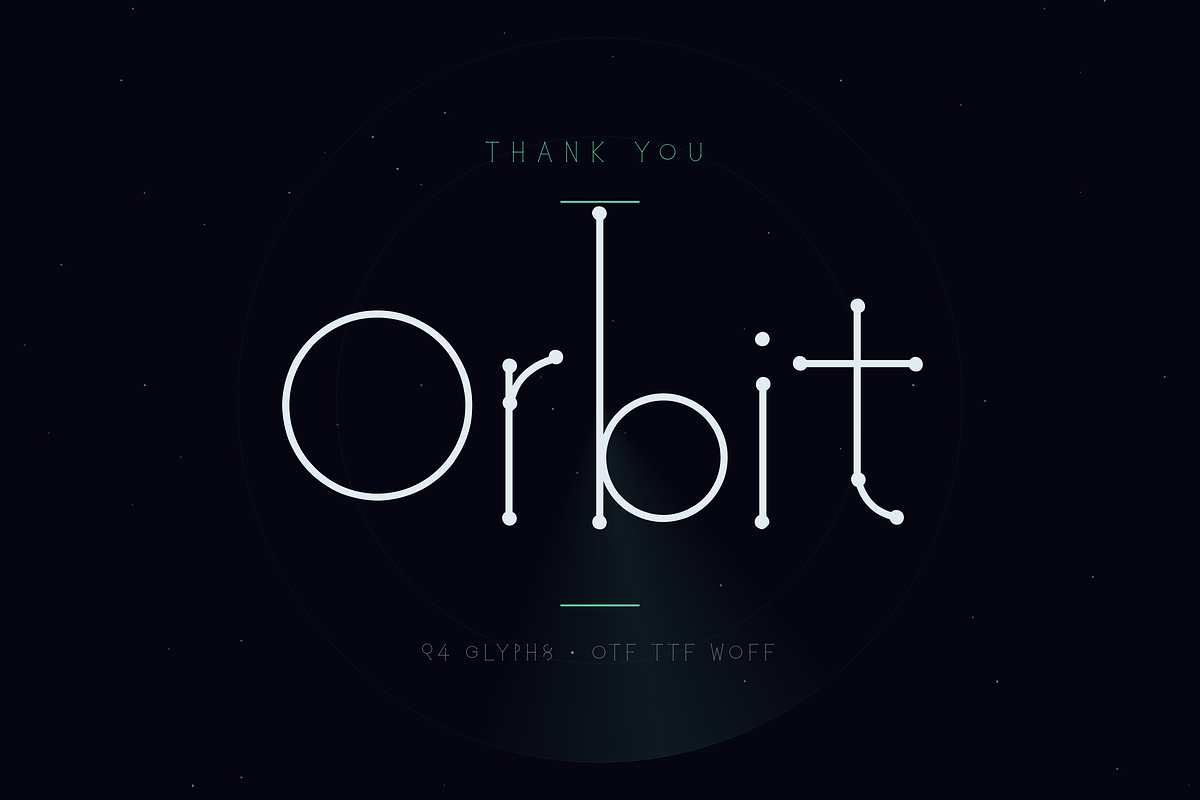 Orbit — Constellation Display Font, a Handwritten Font by Lettra Studio (Photo 18 of 18)