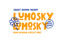 Lumosky - Handdrawn Display Font