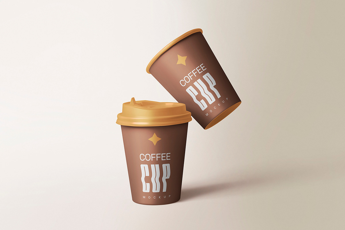 Paper Cup Mockup, a Product Mockup by MockupCraft (Photo 3 of 7)