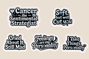 Funny Zodiac Digital Sticker Set, an Object Graphic by Jakayla Digital Co (Thumbnail 10 of 20)