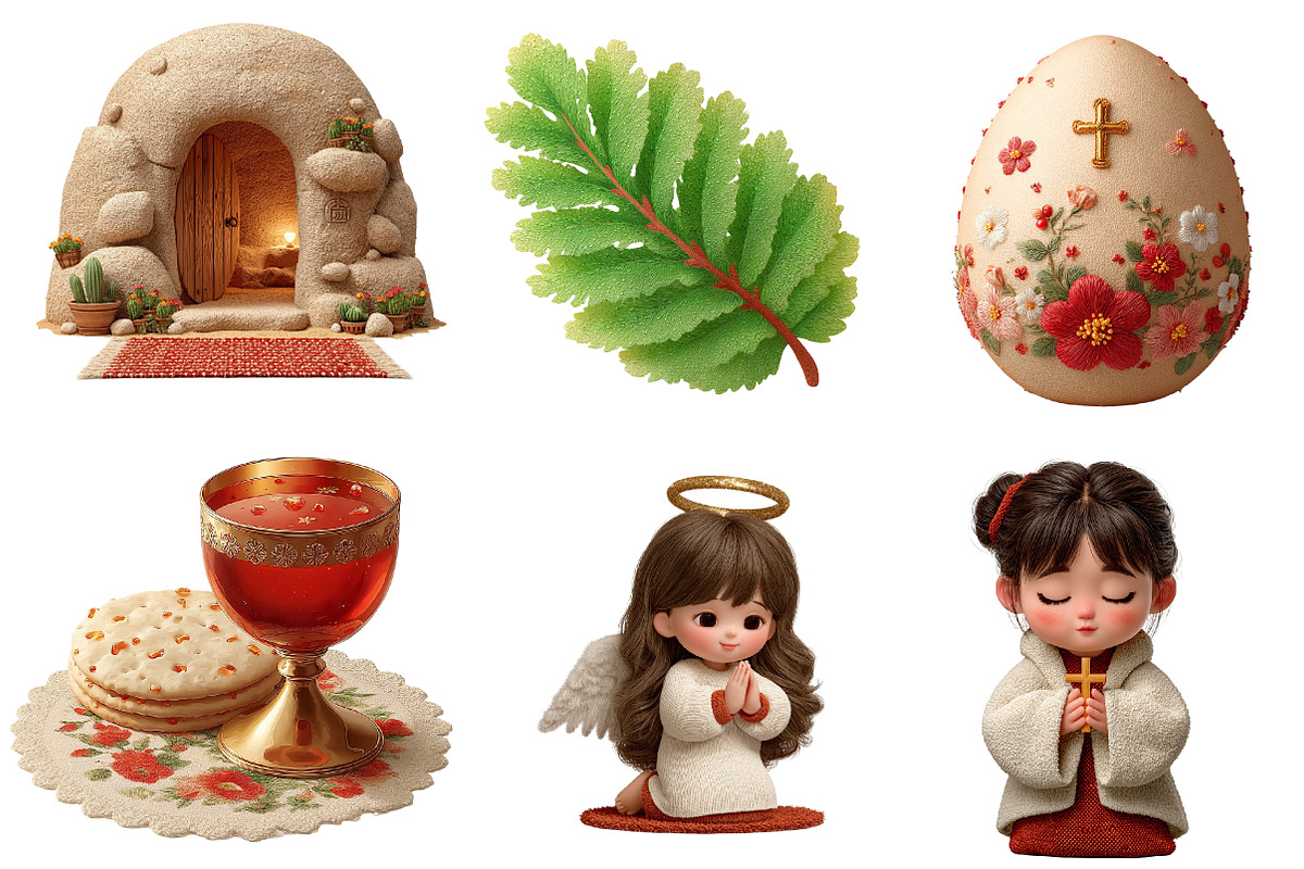Christian Easter Clipart Jesus Png, an Illustration by CreationArt (Photo 3 of 5)
