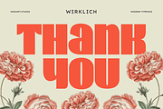 Wirklich - Vintage Sans Serif Typefa, a Sans Serif Font by Masyafi Studio (Thumbnail 8 of 8)