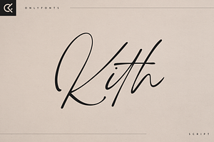 Kith - Handmade Script