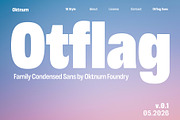 Otflag Sans, a Sans Serif Font by Oktnum Type Foundry (Thumbnail 1 of 18)