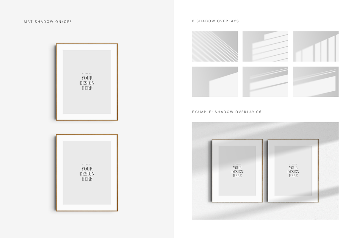 Frame Mockup BUNDLE 4:5 Portrait, a Product Mockup by DESIGN BY nube (Photo 5 of 15)